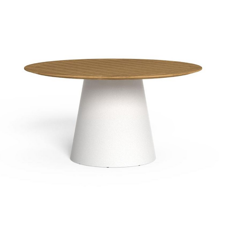 Round Teak Outdoor Dining Table | Talenti Dolcevita | Italianfurniture.com