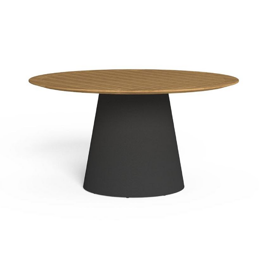 Round Teak Outdoor Dining Table | Talenti Dolcevita | Italianfurniture.com