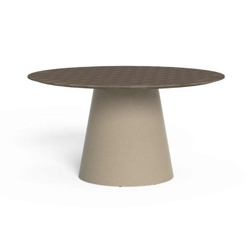 Round Teak Outdoor Dining Table | Talenti Dolcevita | Italianfurniture.com