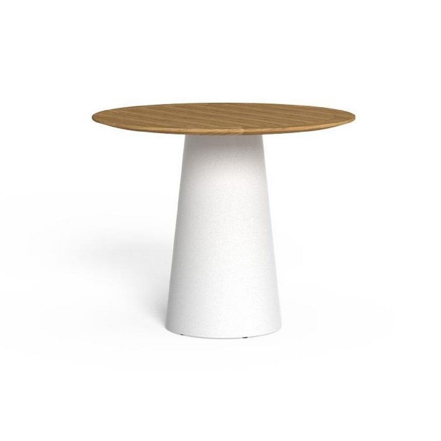 Round Teak Outdoor Dining Table | Talenti Dolcevita | Italianfurniture.com