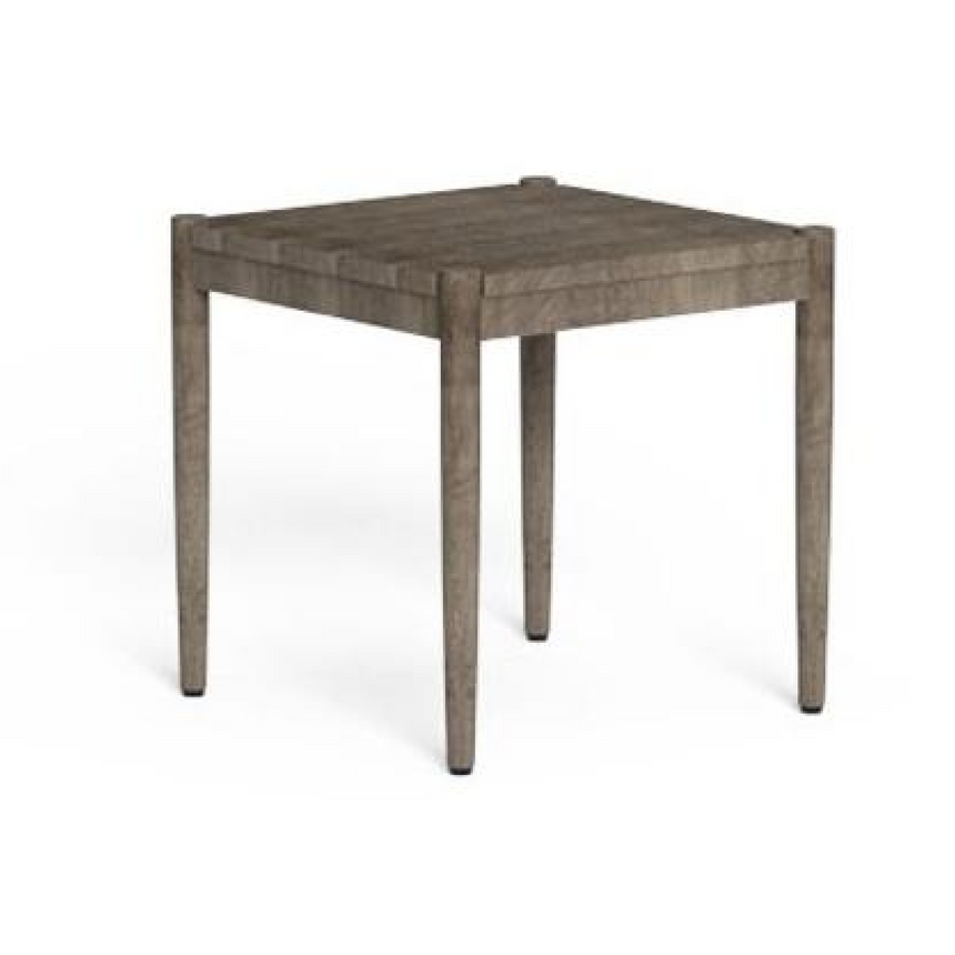 Square Teak Outdoor Side Table | Talenti Dolcevita | Italianfurniture.com
