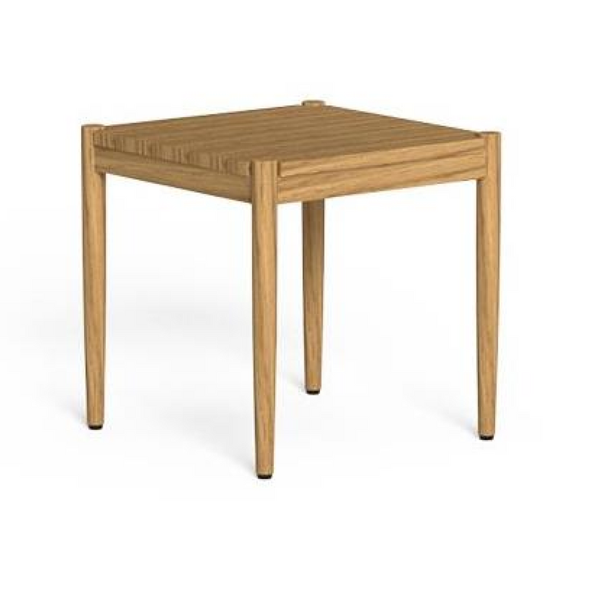 Square Teak Outdoor Side Table | Talenti Dolcevita | Italianfurniture.com