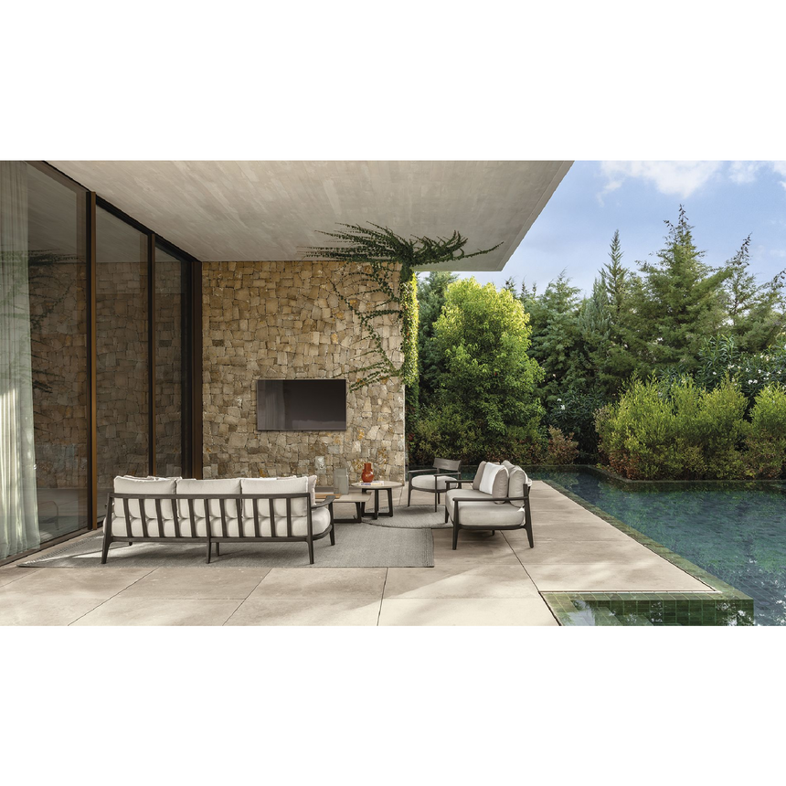 Wooden Padded Outdoor Living Chair | Talenti Ever | Italianfurniture.com