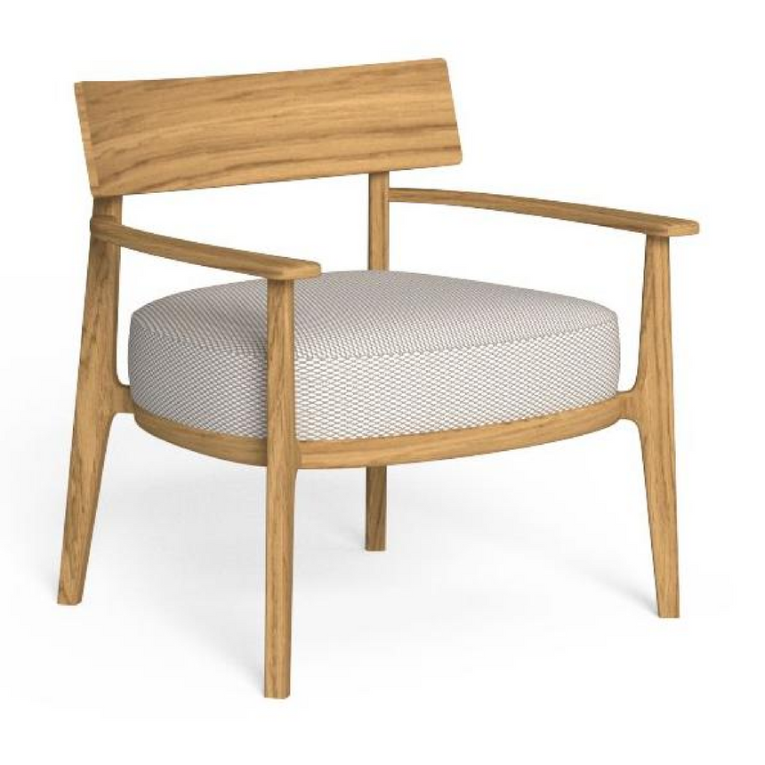 Wooden Padded Outdoor Living Chair | Talenti Ever | Italianfurniture.com