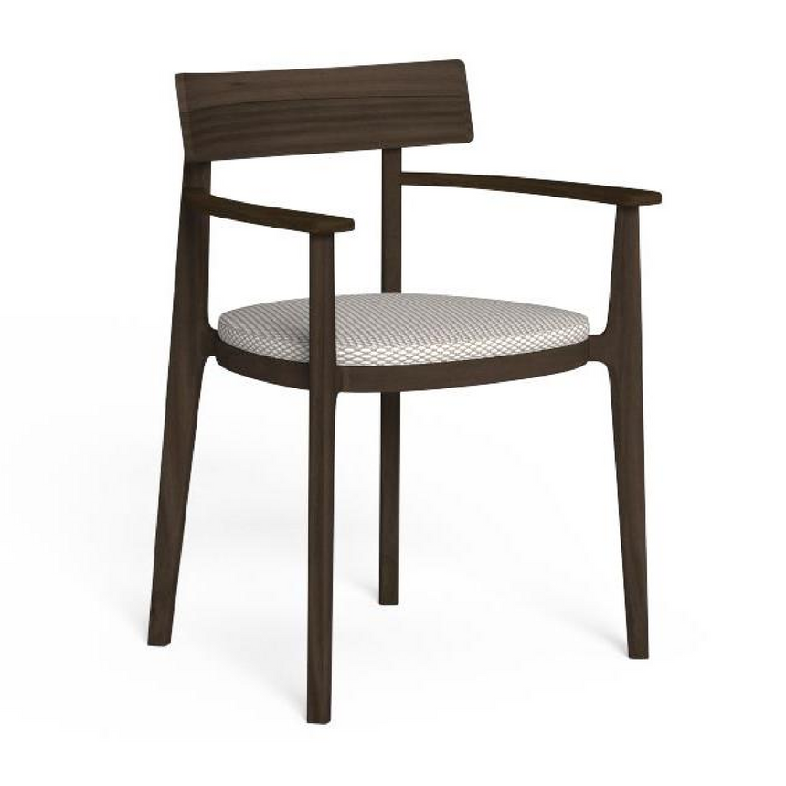 Wooden Padded Outdoor Dining Chair | Talenti Ever | Italianfurniture.com