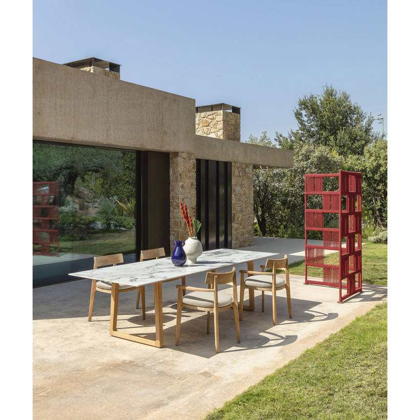 Wooden Padded Outdoor Dining Chair | Talenti Ever | Italianfurniture.com