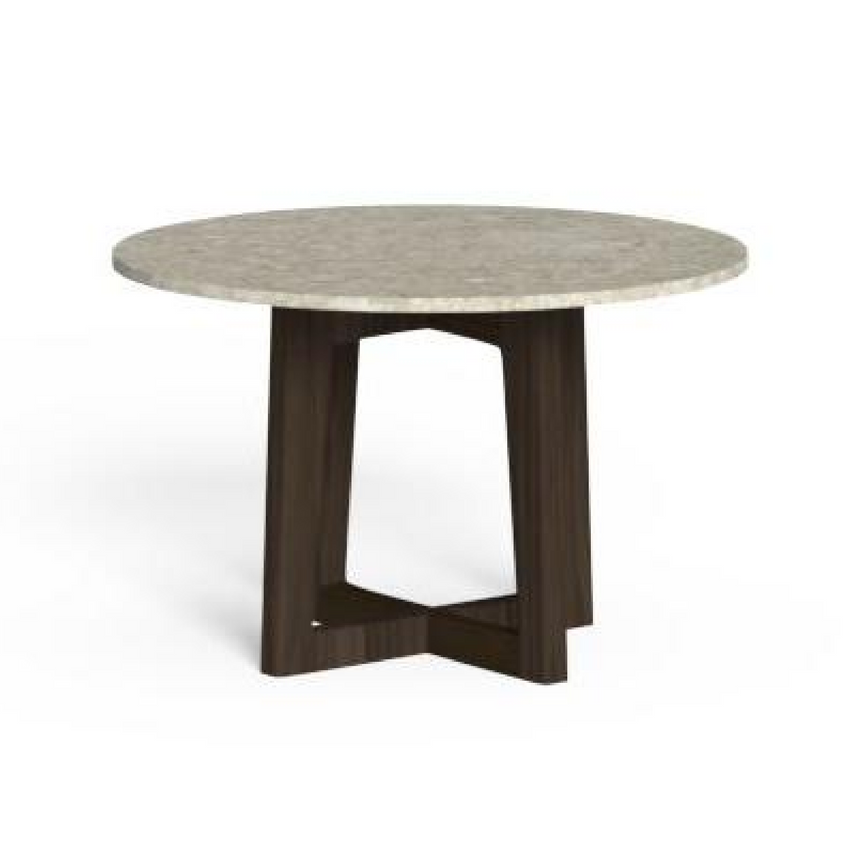 Wooden Round Outdoor Coffee Table | Talenti Ever | Italianfurniture.com