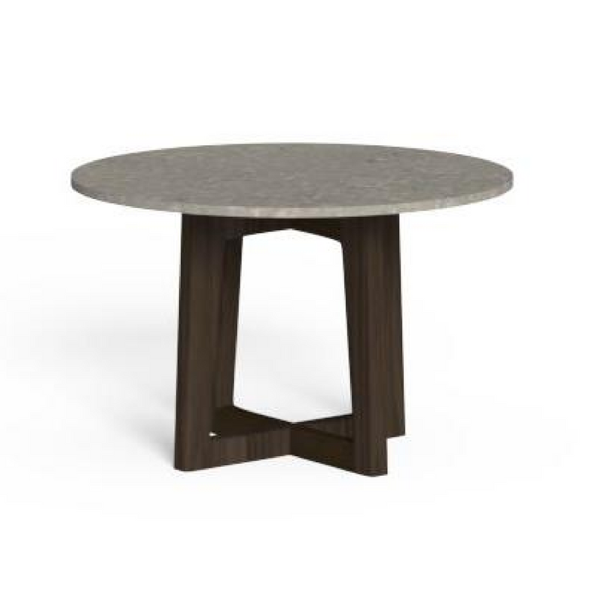 Wooden Round Outdoor Coffee Table | Talenti Ever | Italianfurniture.com