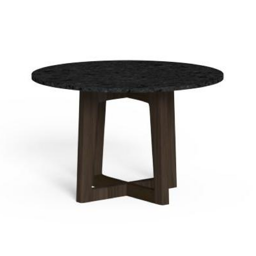 Wooden Round Outdoor Coffee Table | Talenti Ever | Italianfurniture.com