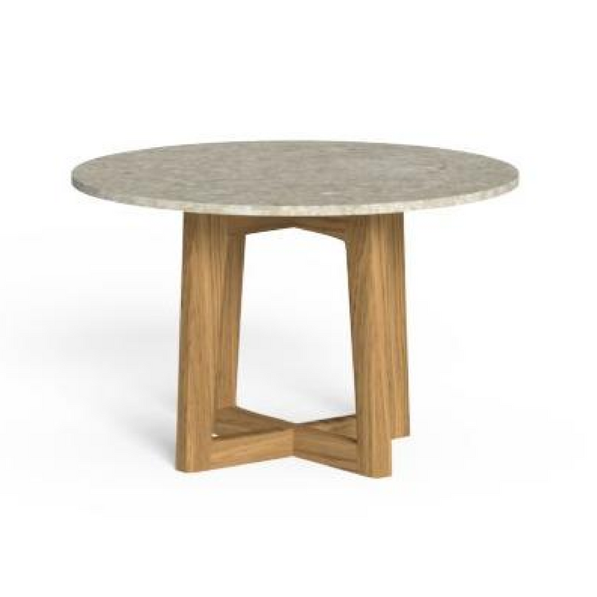 Wooden Round Outdoor Coffee Table | Talenti Ever | Italianfurniture.com