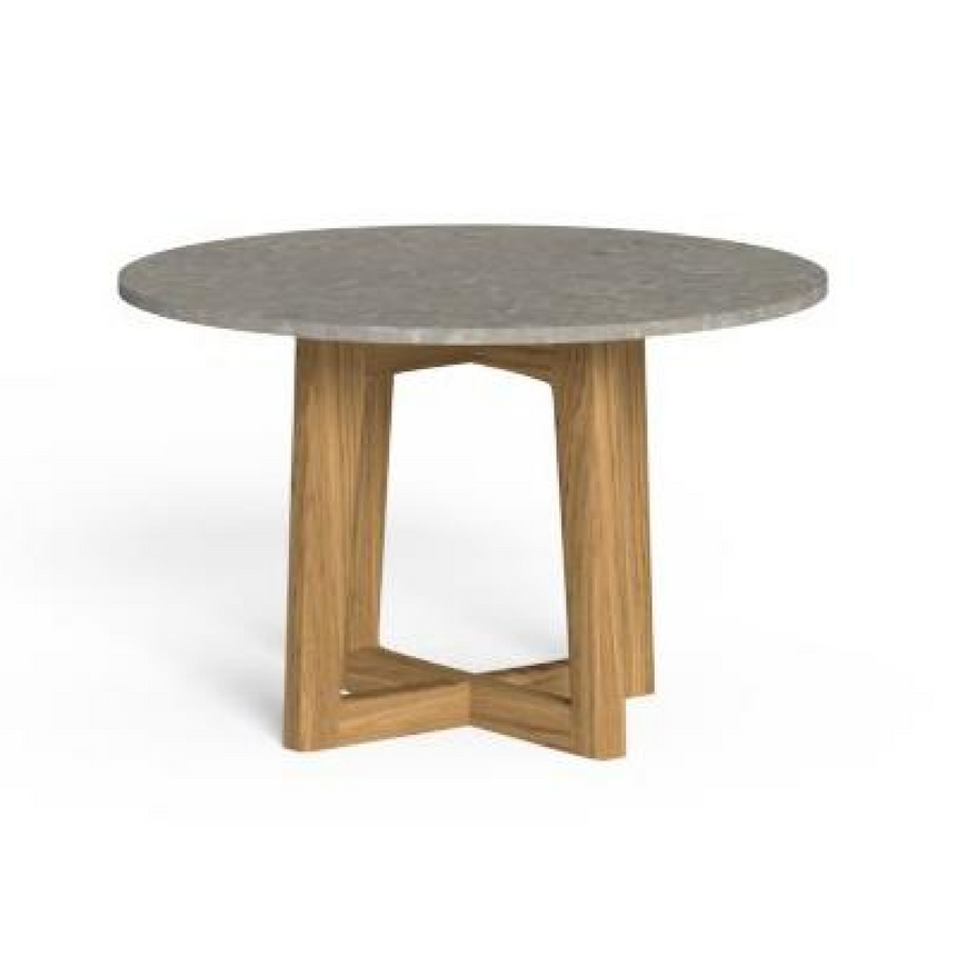 Wooden Round Outdoor Coffee Table | Talenti Ever | Italianfurniture.com