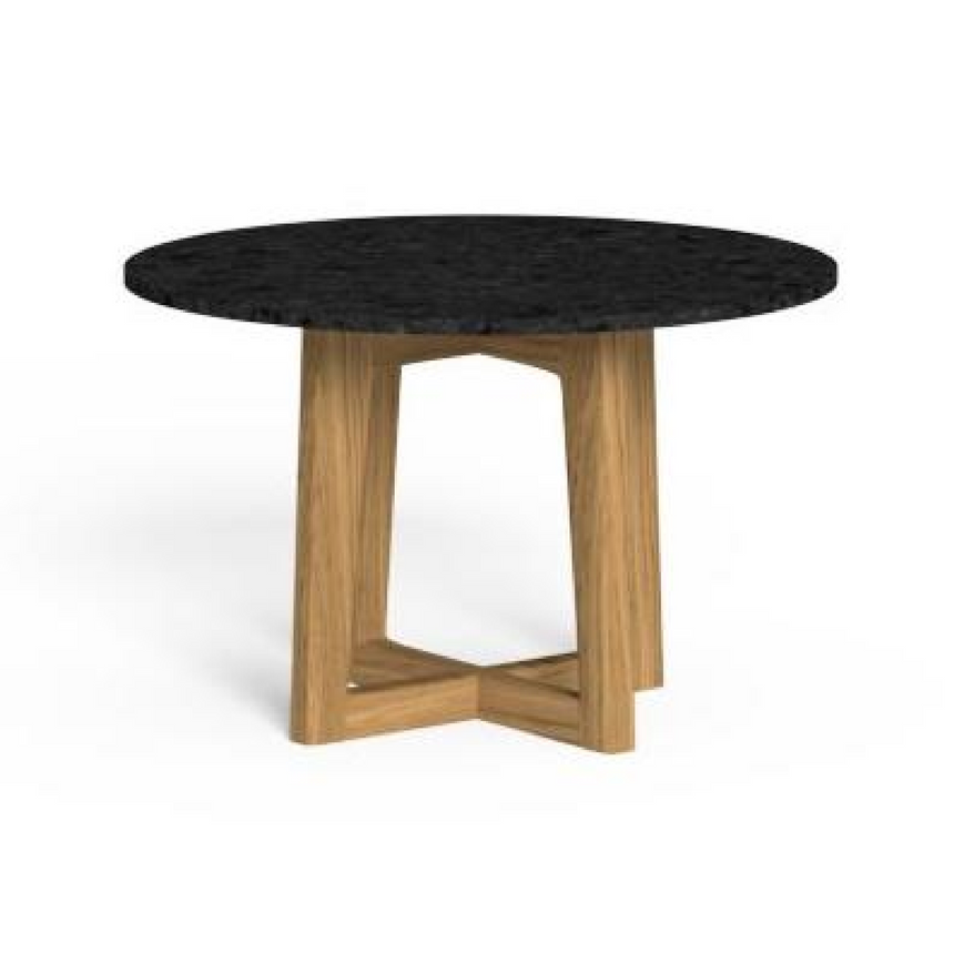 Wooden Round Outdoor Coffee Table | Talenti Ever | Italianfurniture.com