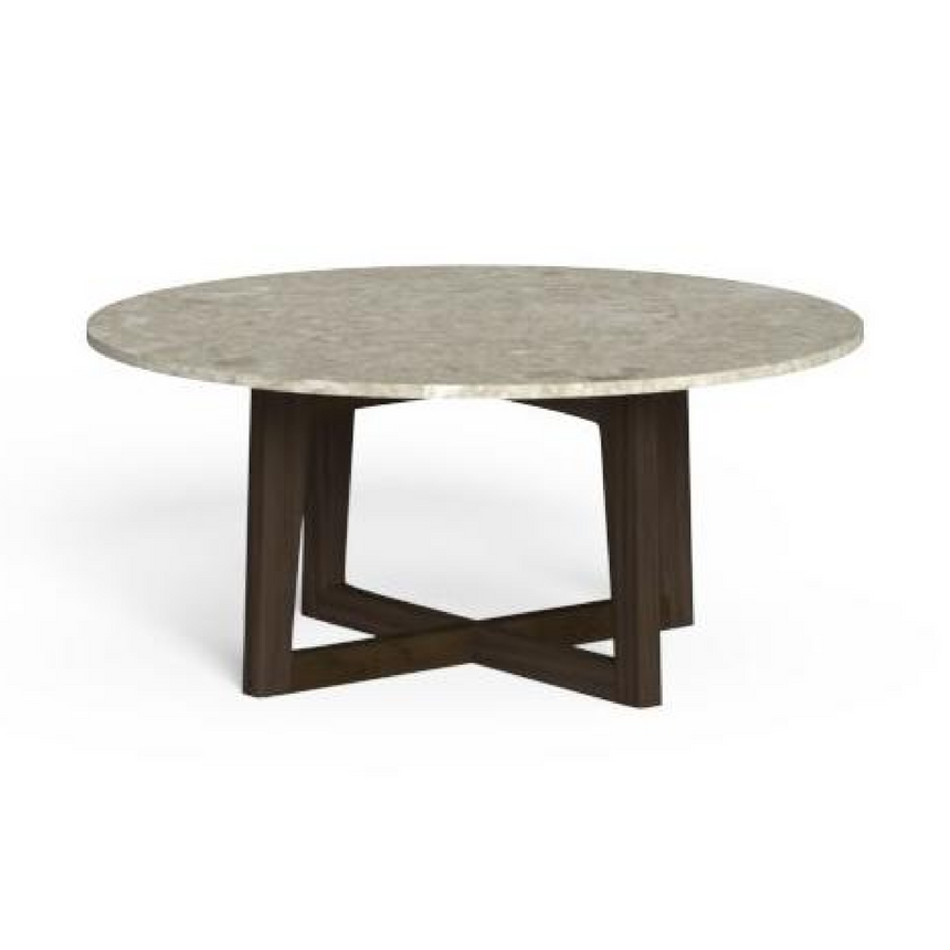 Wooden Round Outdoor Coffee Table | Talenti Ever | Italianfurniture.com