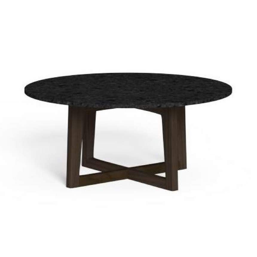 Wooden Round Outdoor Coffee Table | Talenti Ever | Italianfurniture.com