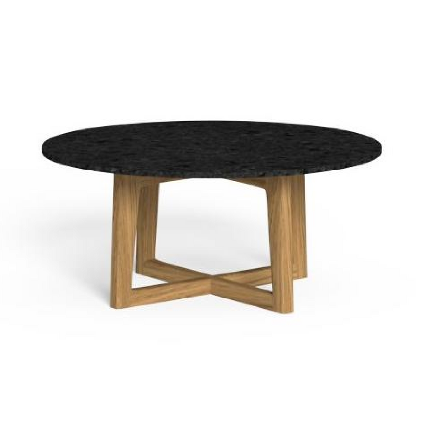 Wooden Round Outdoor Coffee Table | Talenti Ever | Italianfurniture.com