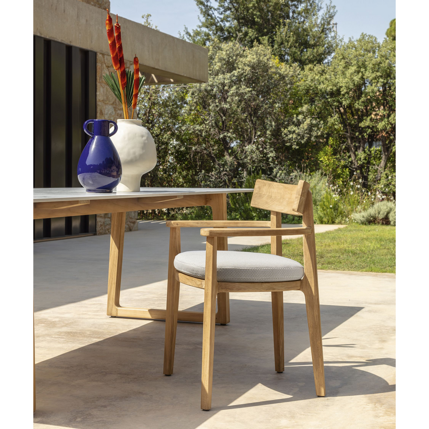 Wooden Outdoor Dining Table | Talenti Ever | Italianfurniture.com