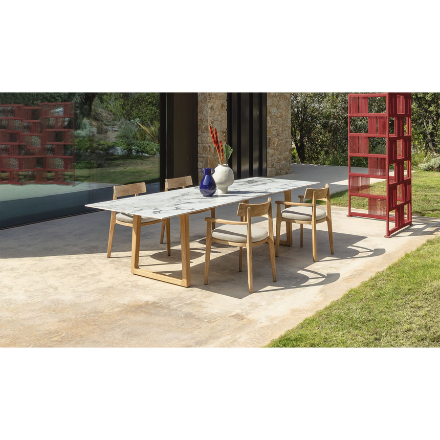 Wooden Outdoor Dining Table | Talenti Ever | Italianfurniture.com