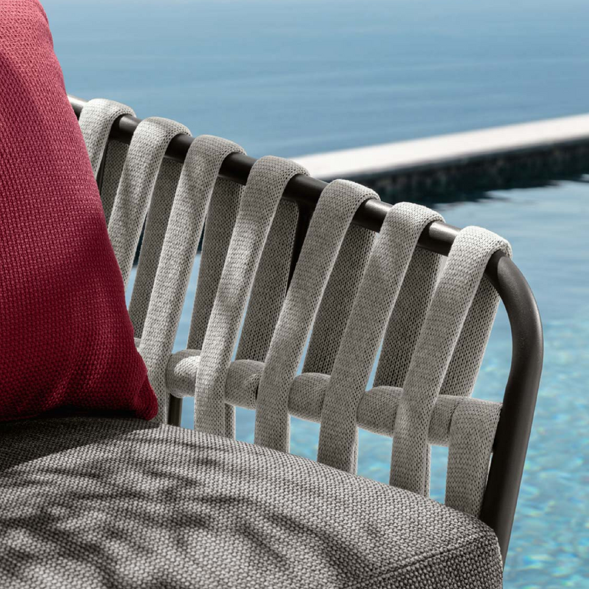 Outdoor Padded Rope Sofa | Talenti Frame | Italianfurniture.com