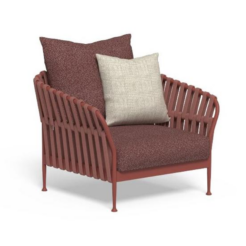 Outdoor Padded Rope Lounge Armchair | Talenti Frame | Italianfurniture.com