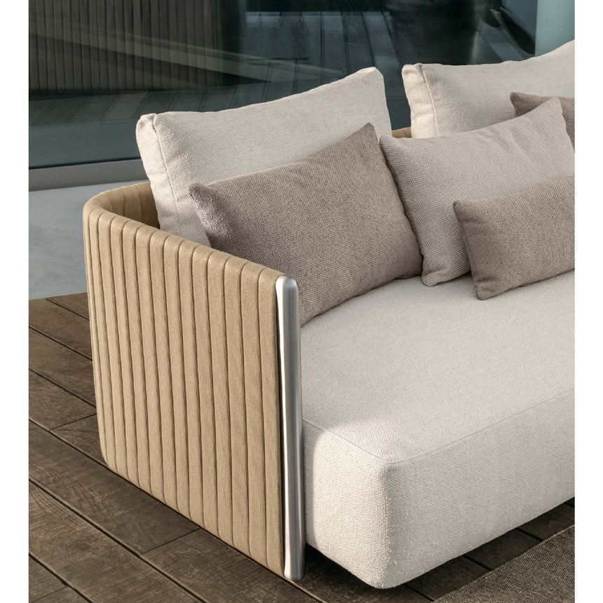 Padded Rope Outdoor 2-Seater Sofa | Talenti George | Italianfurniture.com