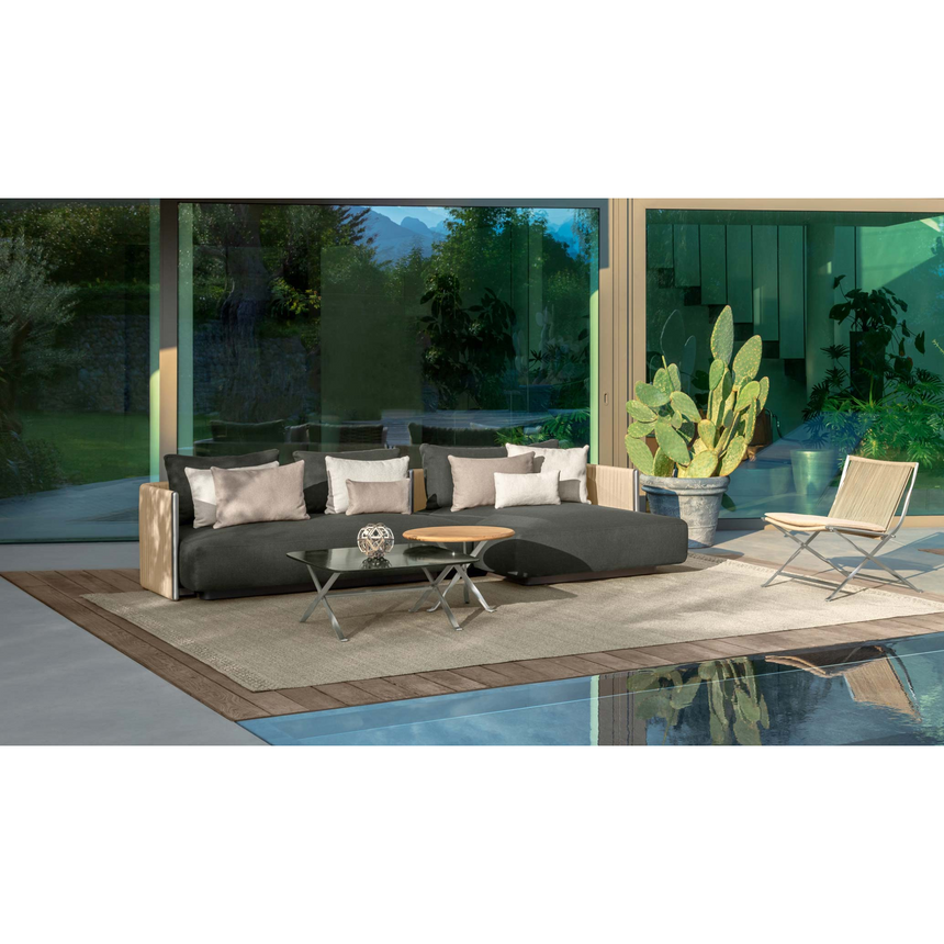 Padded Straps Outdoor Modular Sofa | Talenti George | Italianfurniture.com