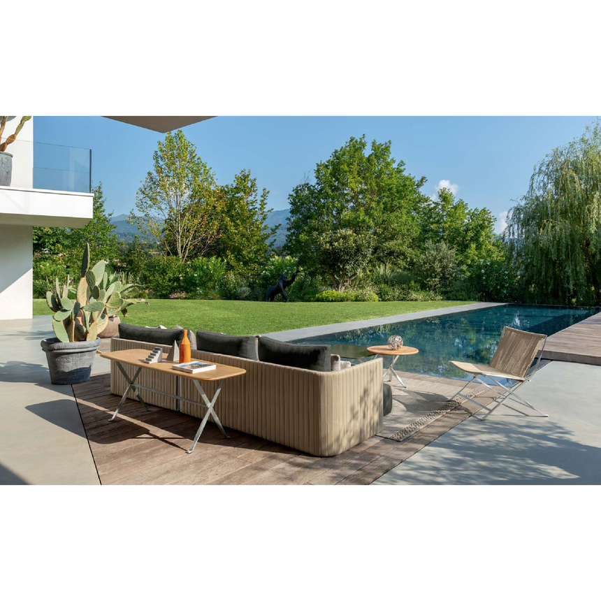 Padded Straps Outdoor Modular Sofa | Talenti George | Italianfurniture.com