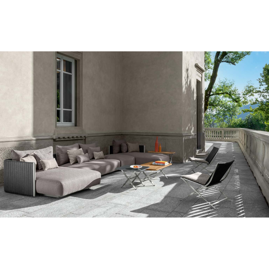 Padded Straps Outdoor Modular Sofa | Talenti George | Italianfurniture.com