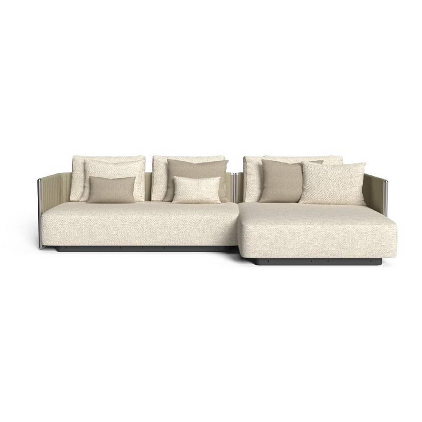 Padded Straps Outdoor Modular Sofa | Talenti George | Italianfurniture.com