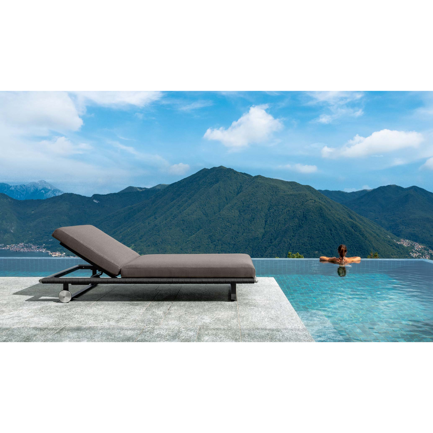 Padded Straps Sun Lounger | Talenti George | Italianfurniture.com