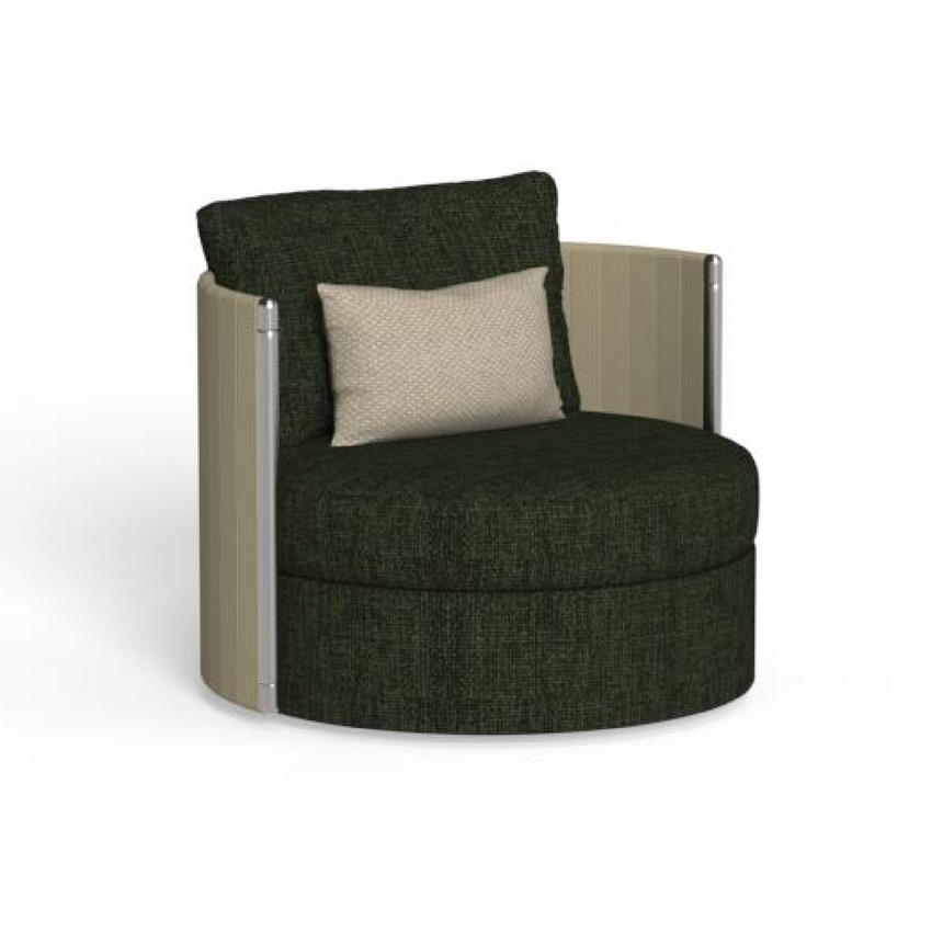 Padded Straps Outdoor Living Armchair | Talenti George | Italianfurniture.com