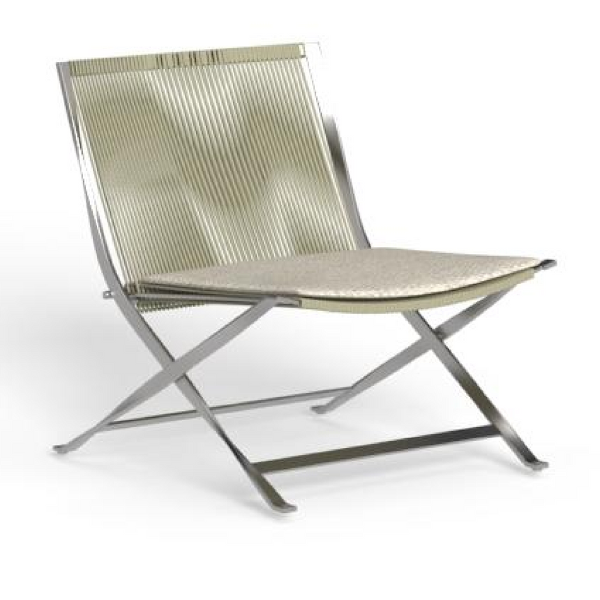 Foldable Outdoor Lounge Armchair | Talenti George | Italianfurniture.com