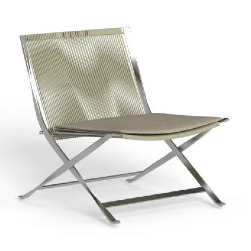 Foldable Outdoor Lounge Armchair | Talenti George | Italianfurniture.com