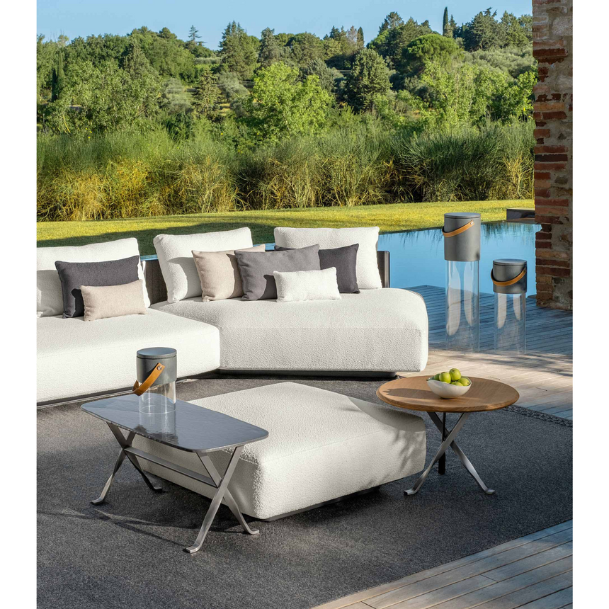 Padded Outdoor Ottoman | Talenti George | Italianfurniture.com