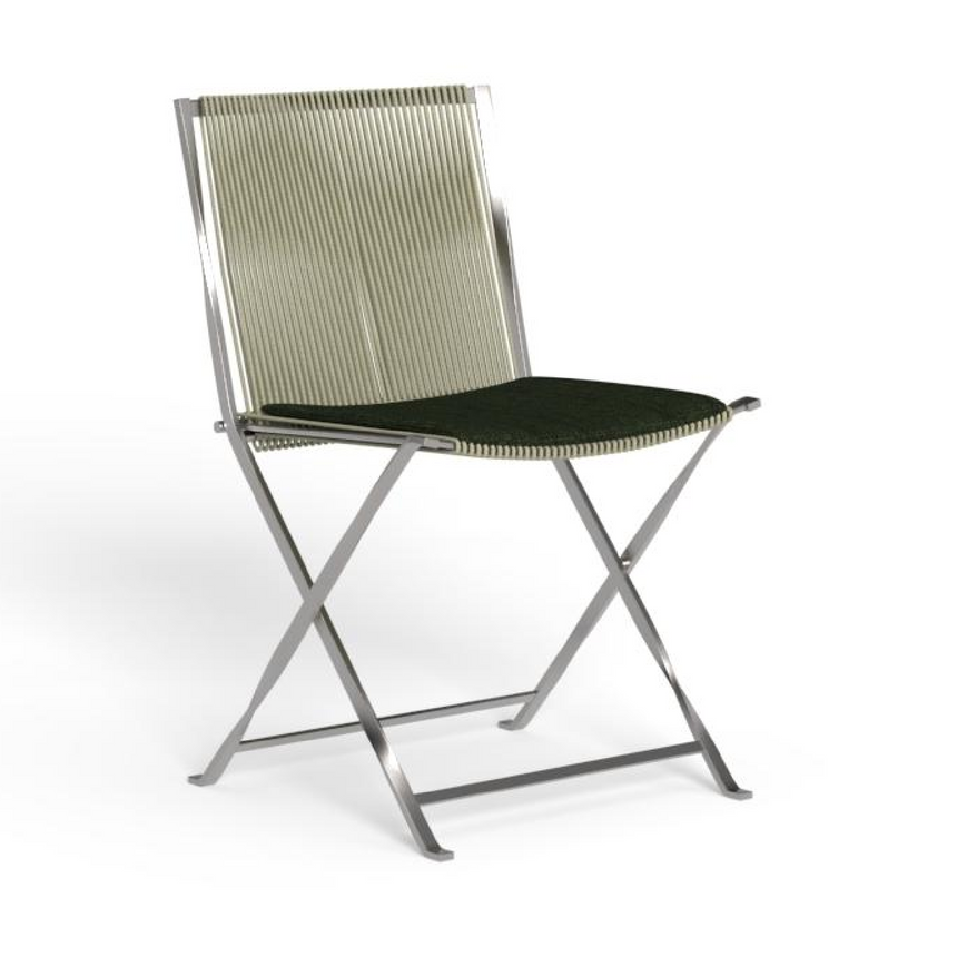 Woven Rope Outdoor Dining Armchair | Talenti George | Italianfurniture.com