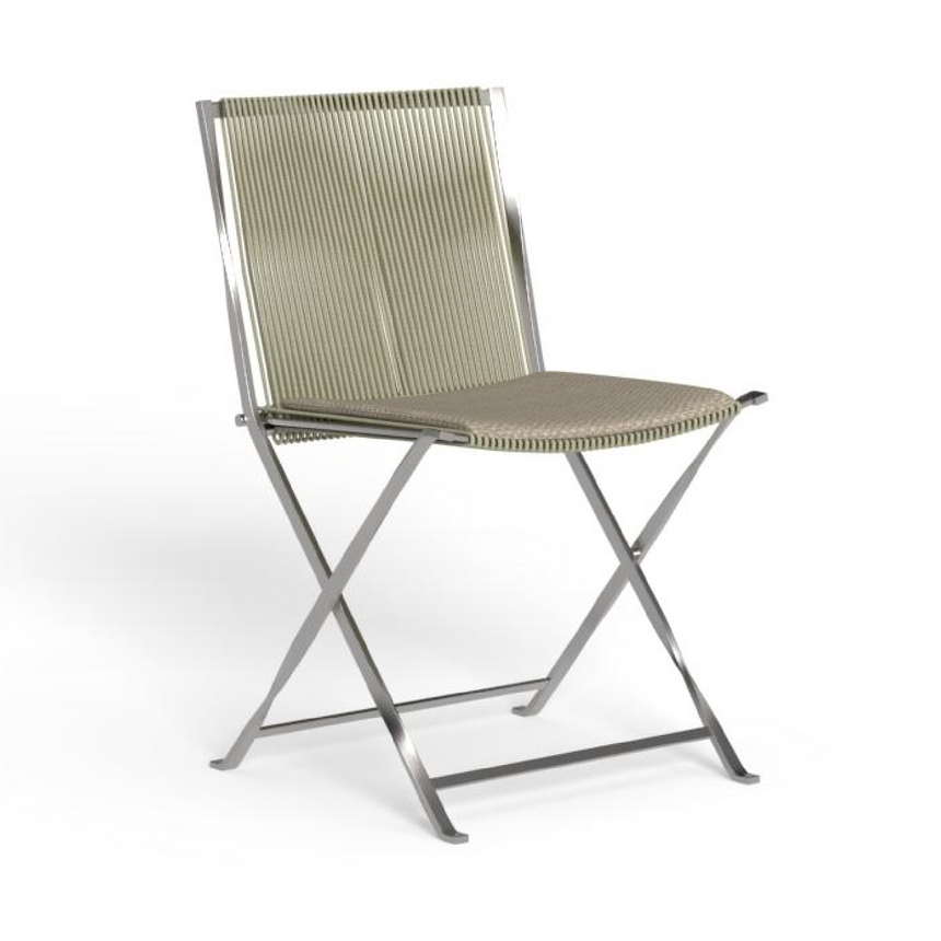 Woven Rope Outdoor Dining Armchair | Talenti George | Italianfurniture.com