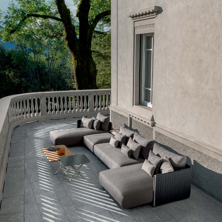 Steel-Framed Outdoor Coffee Table | Talenti George | Italianfurniture.com