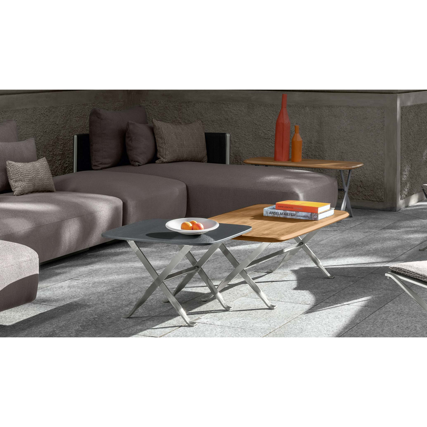 Steel-Framed Outdoor Coffee Table | Talenti George | Italianfurniture.com
