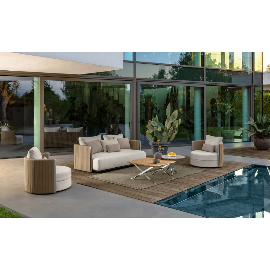 Steel-Framed Outdoor Coffee Table | Talenti George | Italianfurniture.com