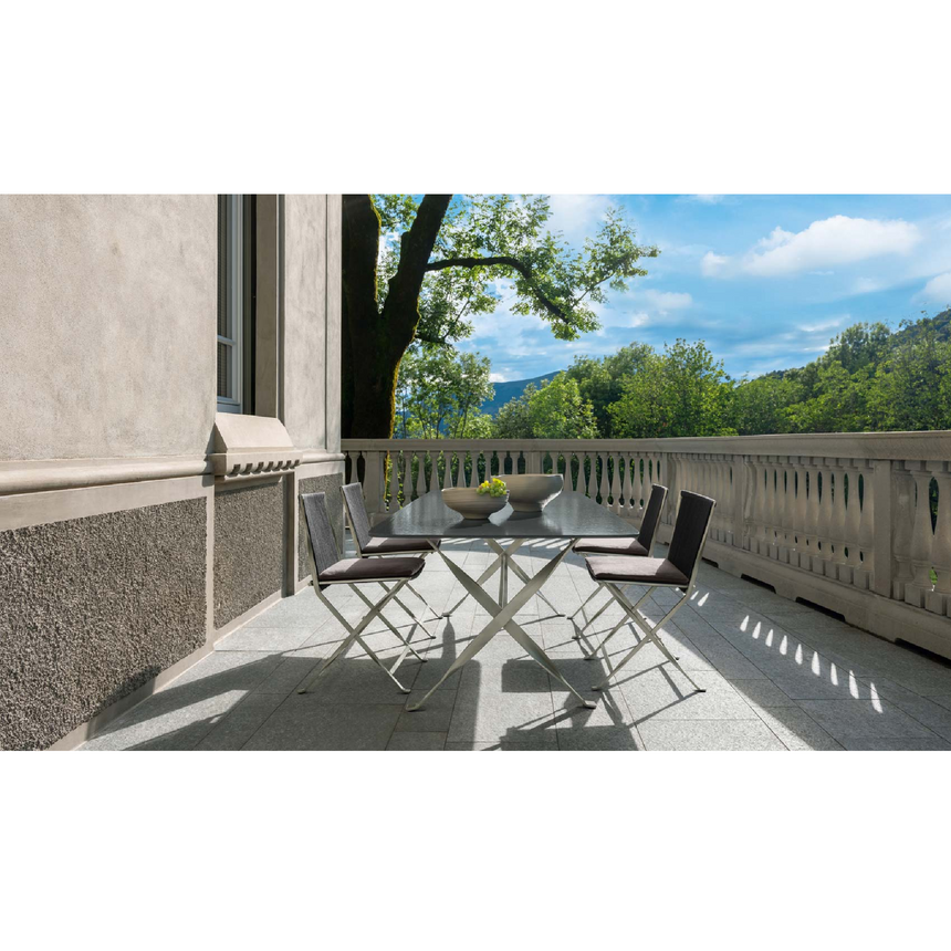 Steel-Framed Outdoor Dining Table | Talenti George | Italianfurniture.com