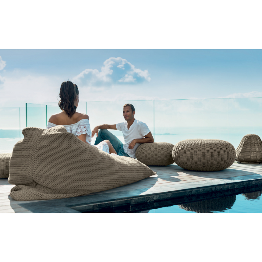Woven Outdoor Bean Bag | Talenti Jackie | Italianfurniture.com