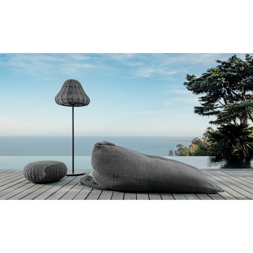 Woven Rope Outdoor Floor Lamp | Talenti Jackie | Italianfurniture.com