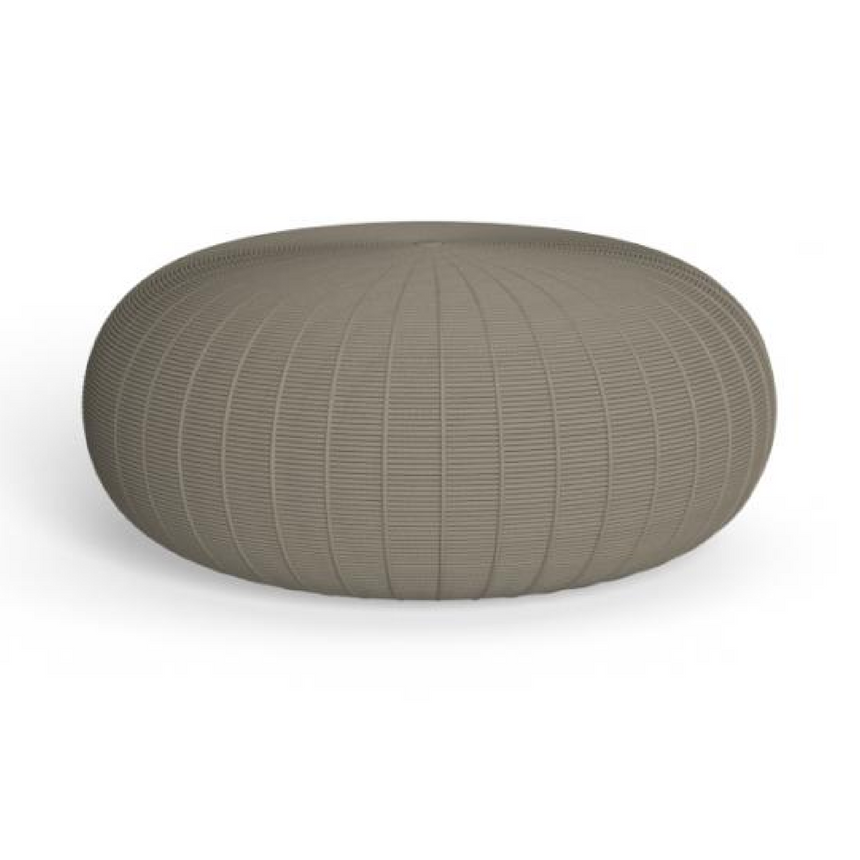 Woven Round Outdoor Pouf | Talenti Jackie | Italianfurniture.com