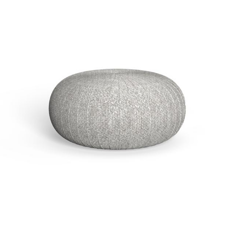 Woven Round Outdoor Pouf | Talenti Jackie | Italianfurniture.com
