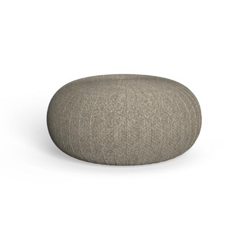 Woven Round Outdoor Pouf | Talenti Jackie | Italianfurniture.com