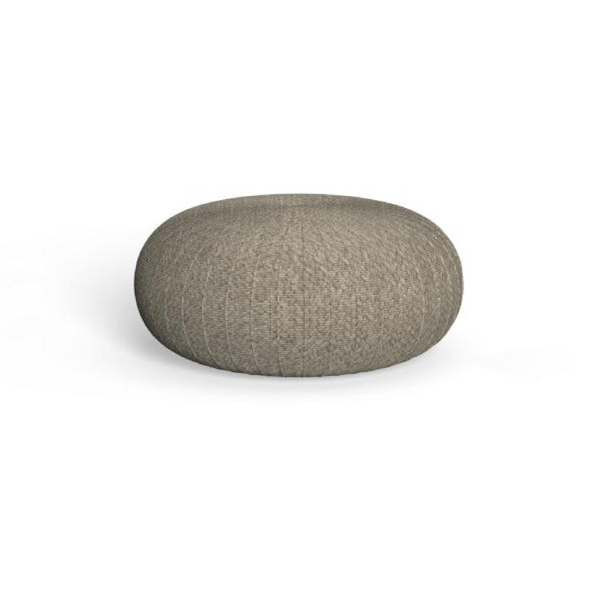 Woven Round Outdoor Pouf | Talenti Jackie | Italianfurniture.com