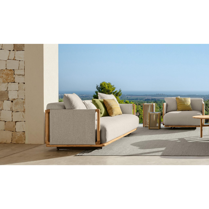 Teak Framed Outdoor Sofa | Talenti Jun