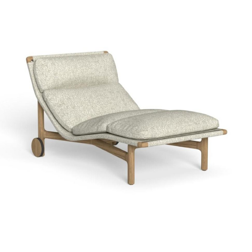 Natural Teak Sun Lounger | Talenti Jun | Italianfurniture.com