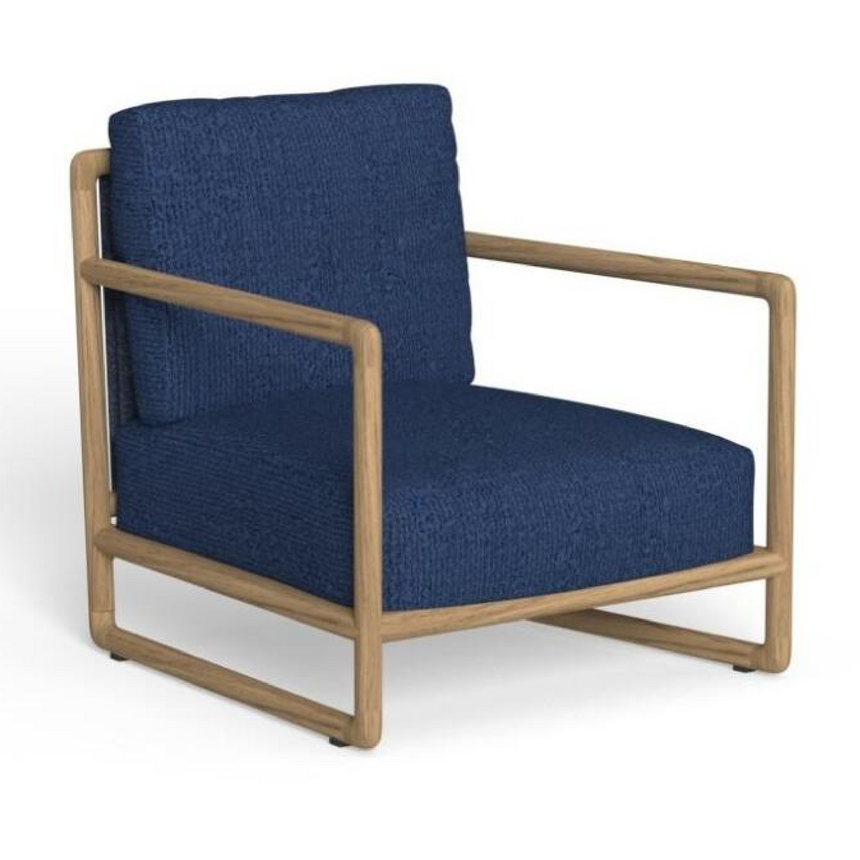 Solid Teak Outdoor Lounge Armchair | Talenti Jun | Italianfurniture.com