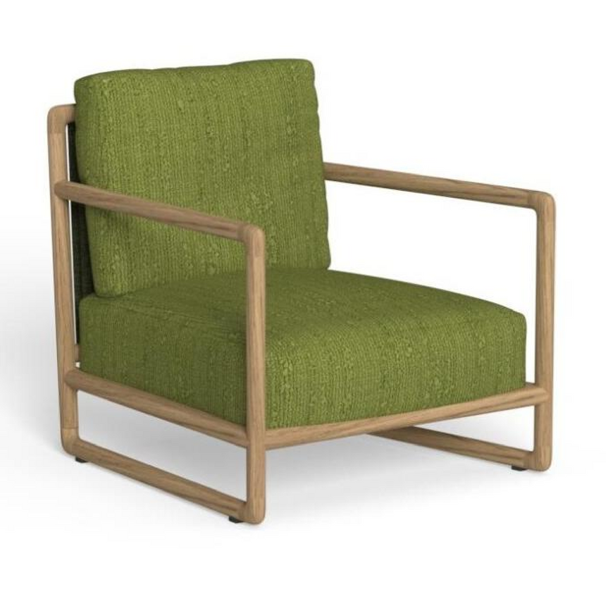 Solid Teak Outdoor Lounge Armchair | Talenti Jun | Italianfurniture.com