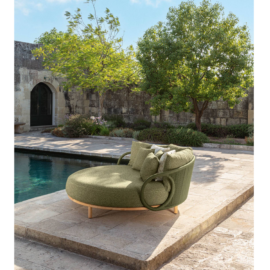 Weave Round Daybed | Talenti Karen | Italianfurniture.com